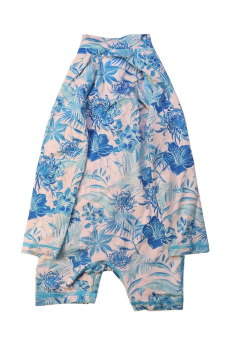 A Blue Rash Guards from Vilebrequin in size 2T for girl. (Back View)