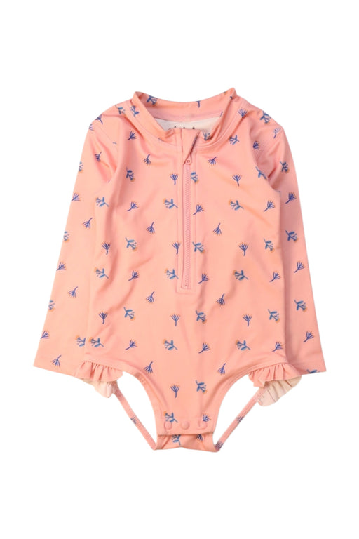 A Pink Rash Guards from Wilson & Frenchy in size 18-24M for girl. (Front View)