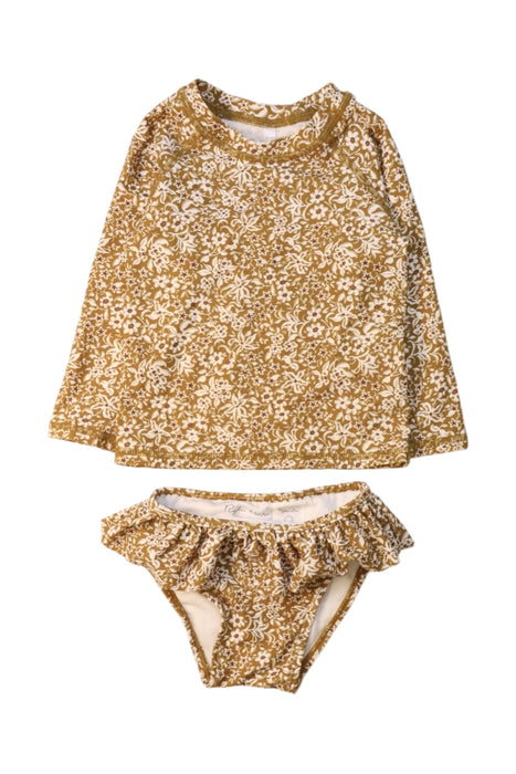 A Beige Swim Sets from Rylee + Cru in size 12-18M for girl. (Front View)
