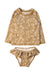 A Beige Swim Sets from Rylee + Cru in size 12-18M for girl. (Front View)