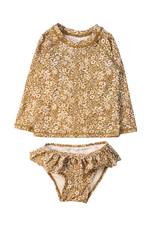 A Beige Swim Sets from Rylee + Cru in size 12-18M for girl. (Front View)