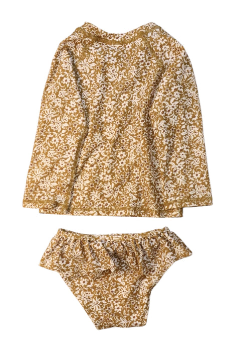 A Beige Swim Sets from Rylee + Cru in size 12-18M for girl. (Back View)