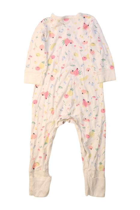 A Multicolour Onesies from Petit Bateau in size 6-12M for girl. (Back View)