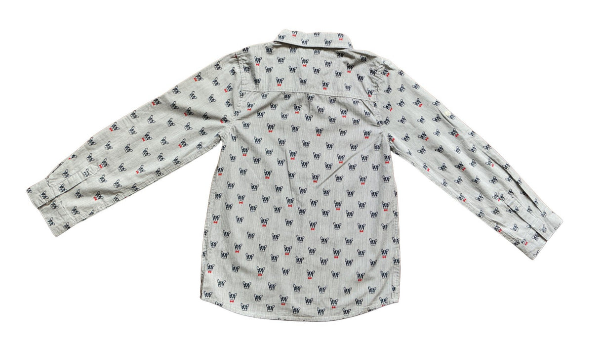 A Grey Long Sleeve Shirts from Seed in size 8Y for boy. (Back View)