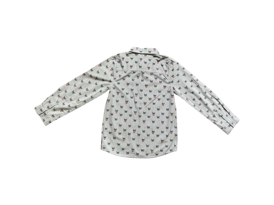 A Grey Long Sleeve Shirts from Seed in size 8Y for boy. (Back View)