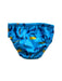 A Blue Swim Diapers from Charlie Banana in size 2T for neutral. (Back View)