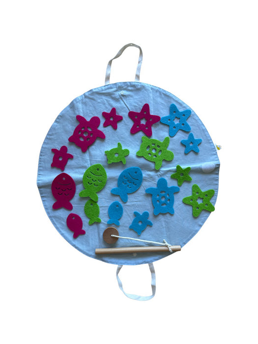 A Blue Pretend Play & Costume Toys from KiwiCo in size 2T for neutral. (Back View)