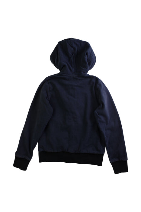 A Navy Zippered Sweatshirts from Moschino in size 8Y for boy. (Back View)