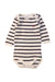 A White Long Sleeve Bodysuits from Petit Bateau in size 0-3M for boy. (Front View)