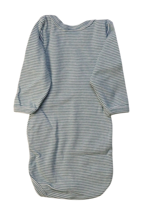 A Blue Long Sleeve Bodysuits from Petit Bateau in size 0-3M for neutral. (Back View)