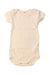 A Ivory Short Sleeve Bodysuits from Petit Bateau in size 0-3M for neutral. (Front View)