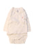 A Ivory Long Sleeve Bodysuits from Petit Bateau in size 0-3M for neutral. (Front View)