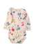 A Multicolour Long Sleeve Bodysuits from Petit Bateau in size 3-6M for girl. (Back View)