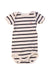 A White Short Sleeve Bodysuits from Petit Bateau in size 0-3M for boy. (Front View)