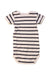 A White Short Sleeve Bodysuits from Petit Bateau in size 0-3M for boy. (Back View)