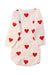 A Red Long Sleeve Bodysuits from Petit Bateau in size 3-6M for girl. (Back View)