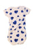 A Blue Short Sleeve Bodysuits from Petit Bateau in size 3-6M for girl. (Back View)