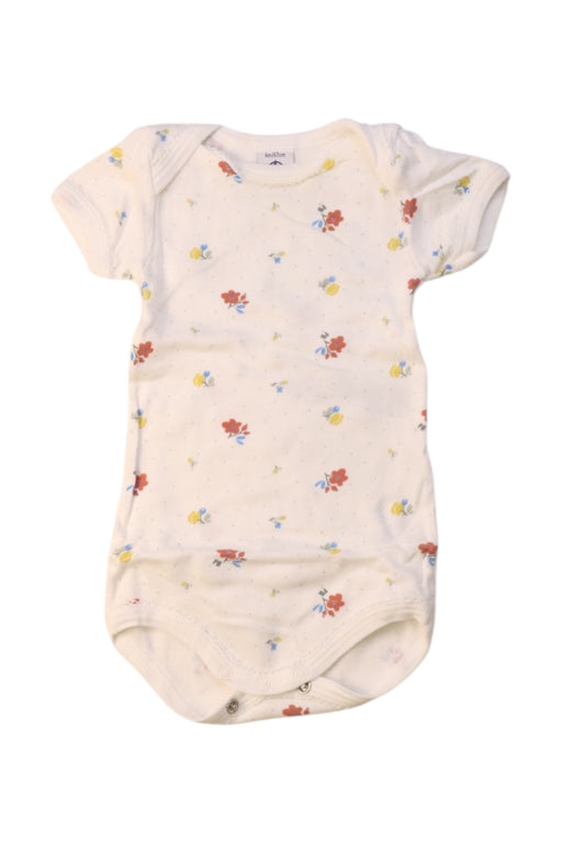 A Multicolour Short Sleeve Bodysuits from Petit Bateau in size 3-6M for girl. (Front View)