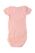 A Peach Short Sleeve Bodysuits from Petit Bateau in size 3-6M for girl. (Back View)