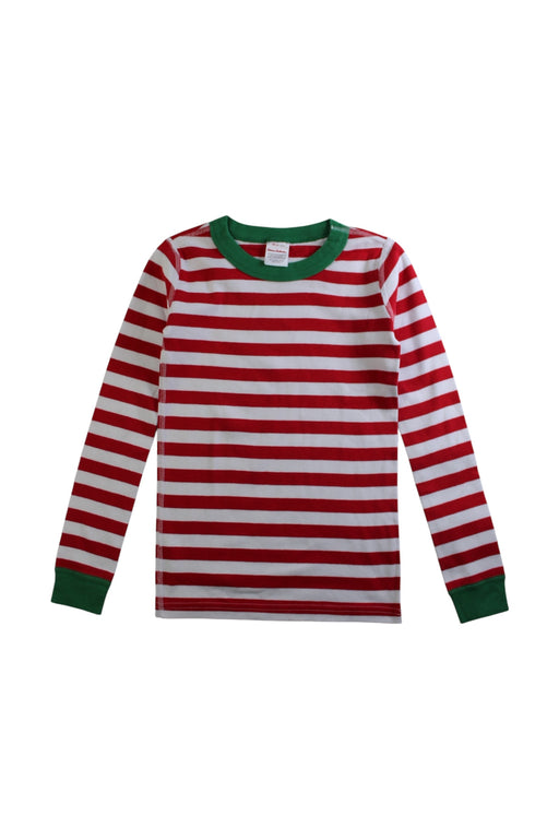 A Red Long Sleeve T Shirts from Hanna Andersson in size 8Y for girl. (Front View)