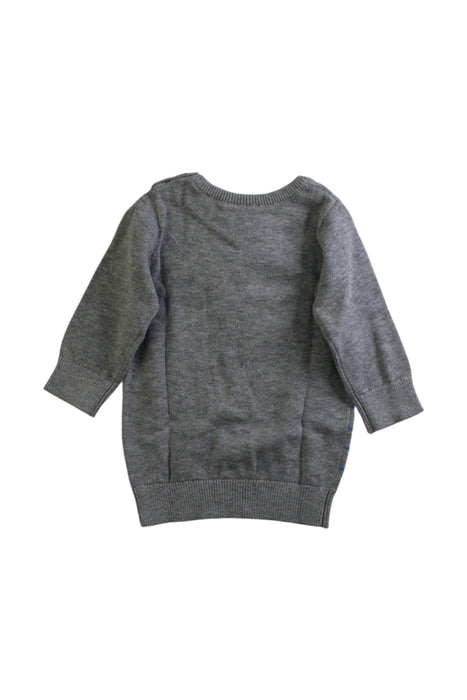 A Grey Knit Sweaters from Seed in size 0-3M for boy. (Back View)