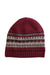 A Burgundy Winter Hats from Jacadi in size 11Y for girl. (Front View)