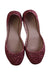 A Pink Flats from Mini Melissa in size 7Y for girl. (Back View)