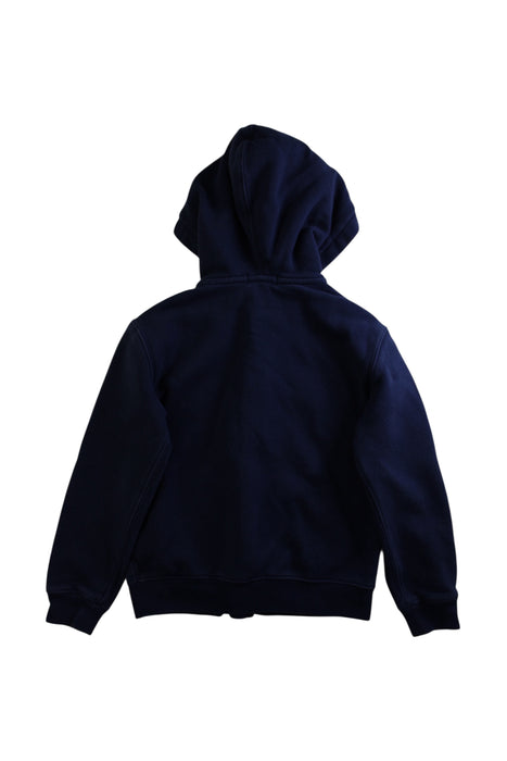 A Navy Hooded Sweatshirts from Polo Ralph Lauren in size 7Y for boy. (Back View)