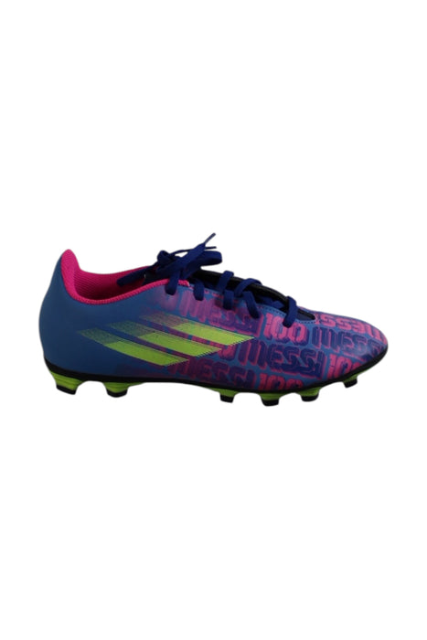 A Multicolour Cleats/Soccer Shoes from Adidas in size 12Y for neutral. (Front View)