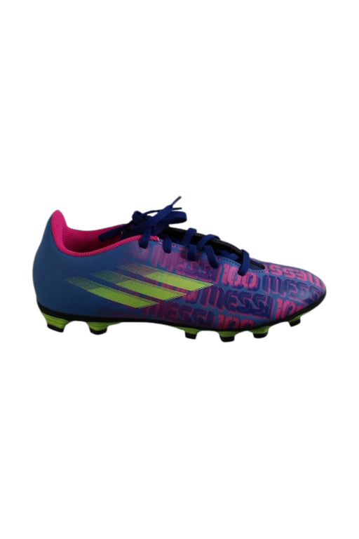 A Multicolour Cleats/Soccer Shoes from Adidas in size 12Y for neutral. (Front View)
