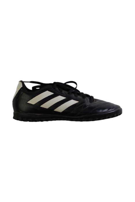 A Black Cleats/Soccer Shoes from Adidas in size 9Y for neutral. (Front View)