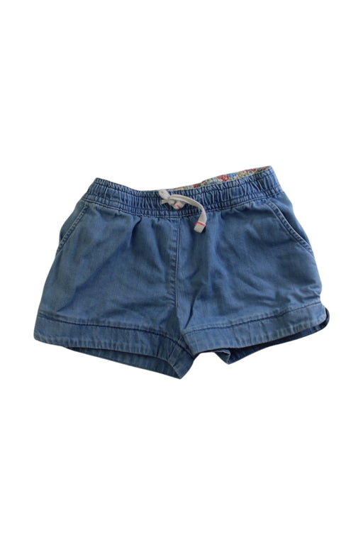 A Blue Shorts from Boden in size 5T for girl. (Front View)