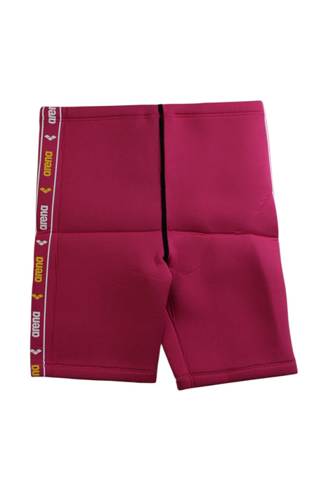 A Burgundy Swim Shorts from Arena in size 12Y for girl. (Back View)
