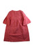 A Pink Long Sleeve Dresses from Nanos in size 12Y for girl. (Back View)