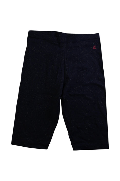 A Navy Shorts from Petit Bateau in size 12Y for girl. (Front View)