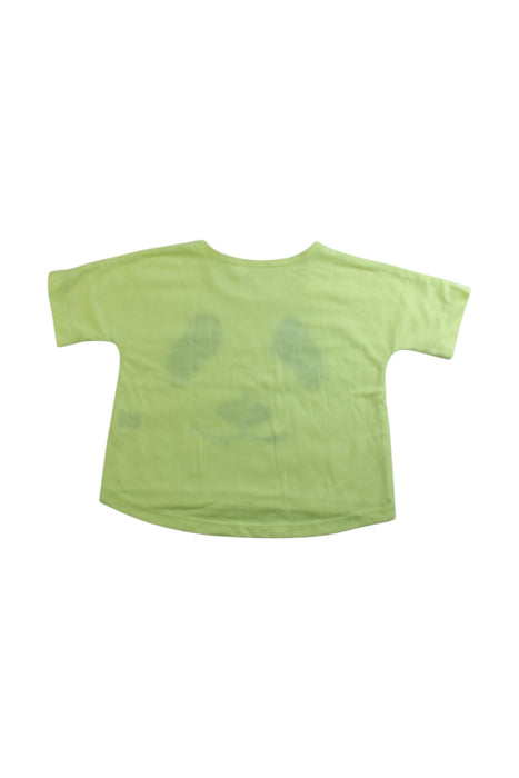 A Yellow Short Sleeve T Shirts from Seed in size 12-18M for girl. (Back View)