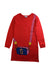 A Red Long Sleeve Dresses from The Marc Jacobs in size 10Y for girl. (Front View)