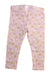 A Pink Leggings from Seed in size 2T for girl. (Front View)