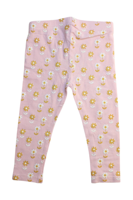 A Pink Leggings from Seed in size 2T for girl. (Back View)