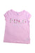 A Pink Short Sleeve T Shirts from Polo Ralph Lauren in size 4T for girl. (Front View)