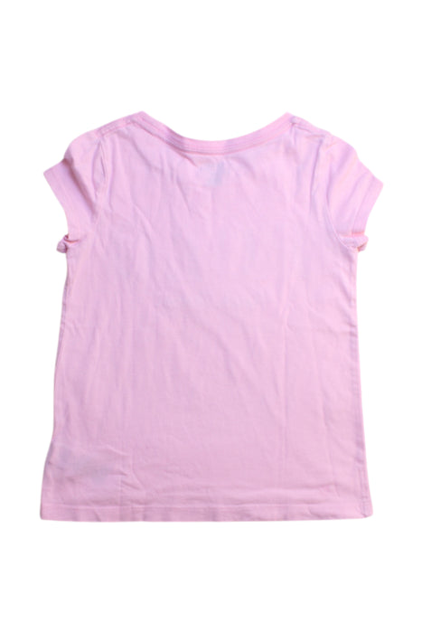 A Pink Short Sleeve T Shirts from Polo Ralph Lauren in size 4T for girl. (Back View)