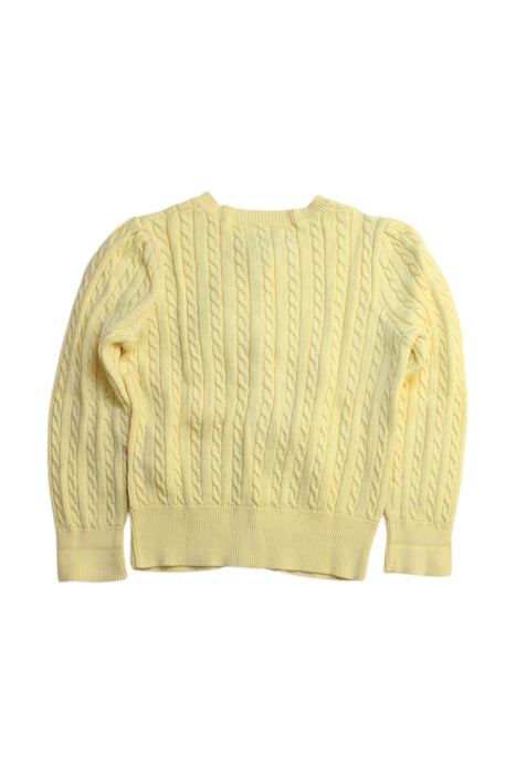 A Yellow Cardigans from Polo Ralph Lauren in size 4T for girl. (Back View)