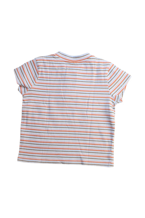 A Multicolour Short Sleeve Tops from Seed in size 5T for girl. (Back View)