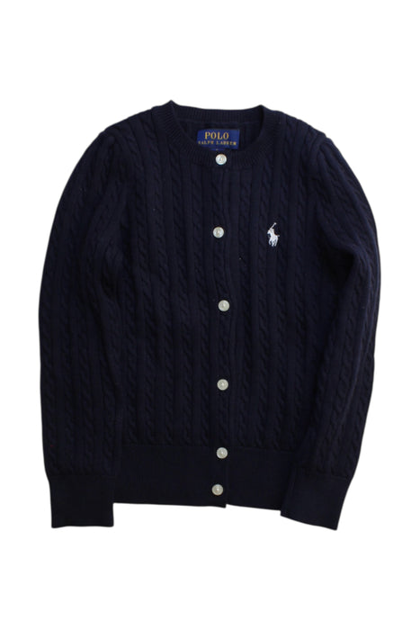 A Navy Cardigans from Polo Ralph Lauren in size 4T for boy. (Front View)
