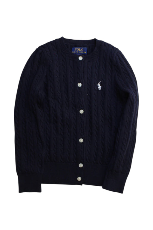 A Navy Cardigans from Polo Ralph Lauren in size 4T for boy. (Front View)