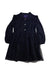 A Navy Long Sleeve Dresses from Nicholas & Bears in size 3T for girl. (Front View)