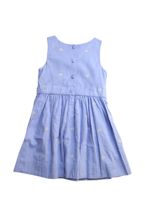 A Blue Sleeveless Dresses from Polo Ralph Lauren in size 3T for girl. (Back View)