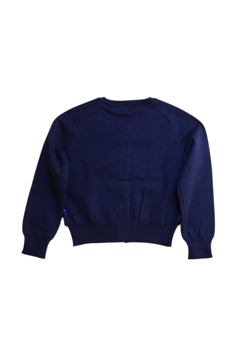 A Navy Cardigans from Angel's Face in size 5T for girl. (Back View)