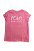 A Pink Short Sleeve T Shirts from Polo Ralph Lauren in size 5T for girl. (Front View)