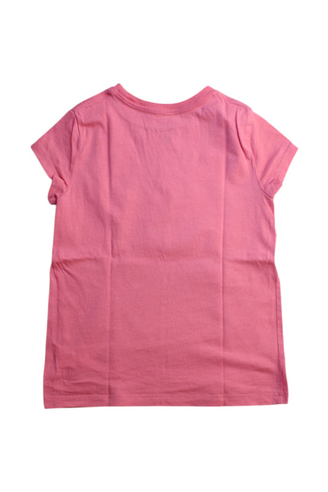A Pink Short Sleeve T Shirts from Polo Ralph Lauren in size 5T for girl. (Back View)